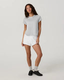 Vuori Ladies Light Heather Grey Energy Classic Tshirt
