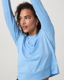Vuori Ladies Oasis Blue Heather Daydream Crew Longsleeve