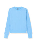 Vuori Ladies Oasis Blue Heather Daydream Crew Longsleeve