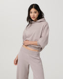 Vuori Ladies Soft Pewter Sedona Classic Pullover French Terry Hoodie