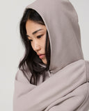 Vuori Ladies Soft Pewter Sedona Classic Pullover French Terry Hoodie