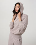 Vuori Ladies Soft Pewter Sedona Classic Pullover French Terry Hoodie