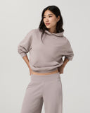 Vuori Ladies Soft Pewter Sedona Classic Pullover French Terry Hoodie