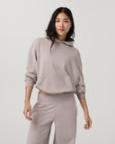 Vuori Ladies Soft Pewter Sedona Classic Pullover French Terry Hoodie