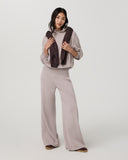 Vuori Ladies Soft Pewter Sedona Classic Pullover French Terry Hoodie