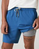 Vuori Men's Court Blue 7" Lined Kore Short