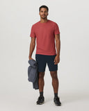 Vuori Men's Fire Heather Strato Tech Tshirt