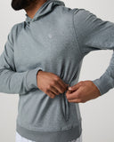 Vuori Men's Foggy Blue Heather Ponto Pullover Hoodie