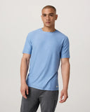 Vuori Men's Isle Blue Heather Strato Tech Tshirt