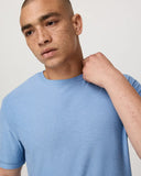 Vuori Men's Isle Blue Heather Strato Tech Tshirt