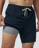 Vuori Men's Lined Kore 7" Ink Short