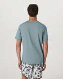 Vuori Men's MIsty Blue Tuvalu TShirt