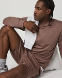 Vuori Men's Ponto Performace Sable Heather Crewneck Sweater
