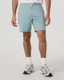 Vuori Men's Ponto Performance Misty Blue Heather 7" Short