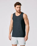 Vuori Men's Strato Tech Heather Charcoal Tank