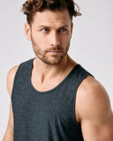 Vuori Men's Strato Tech Heather Charcoal Tank
