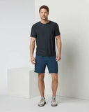 Vuori Men's Strato Tech Heather Charcoal Tshirt
