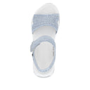 Rieker Ladies Blue Dilara Sandal