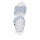 Rieker Ladies Blue Dilara Sandal