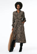 Buffalo Ladies Leopard Sunnie LS Belted Shirt Dress