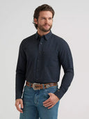 Wrangler Men's Cody Johnson Perfromance Long Sleeve D Spots Button Down Shirt