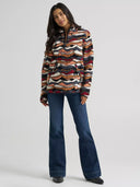 Wrangler Ladies High Plains Sherpa Mesa Dreams 1/4 Zip Pullover