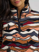Wrangler Ladies High Plains Sherpa Mesa Dreams 1/4 Zip Pullover