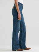 Wrangler Ladies High Rise Skylar Relaxed Bootcut Lena Riding Jean