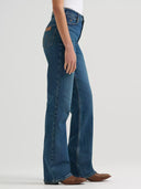 Wrangler Ladies High Rise Skylar Relaxed Bootcut Lena Riding Jean