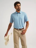 Wrangler Men's Western Performance Papaya Punch Golf Polo