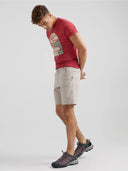 Wrangler Mens Taupe Side Pocket Utility Short