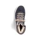 Rieker Ladies Y4730-14 Blue Lined Winter Boot