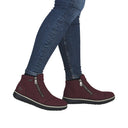 Rieker Ladies Burgundy Cordula Winter Boot