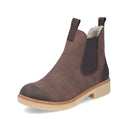 Rieker Ladies Z5050-25 Brown Lined Side Zip Boot