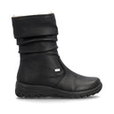 Rieker Ladies Z7171-02 Black Lined Boot