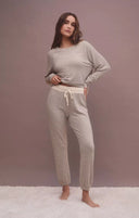 Z Supply Ladies Lounger Stripe Jogger