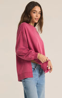Z Supply Ladies Cactus Flower Modern Weekender Sweater