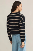 Z Supply Ladies Eclipse Estero Stripe Sweater