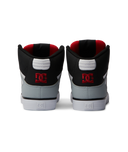 DC Mens Black/Grey/Red Pure High Top WC Shoe