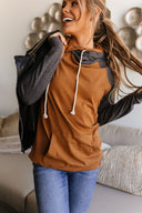 Ampersand Ave Ladies Amber Glow Doublehood Sweatshirt