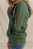 Ampersand Ave Ladies Happy Place FullZip Sweatshirt