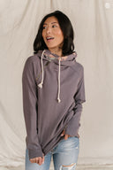 Ampersand Ave Ladies Tickle My Fancy Doublehood Sweatshirt