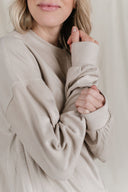 Ampersand Ave Ladies Wanderlust Performance Fleece University Pullover