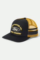 Brixton Mens Burnt Rubber/Empire Yellow Ford Built Tough Trucker Hat