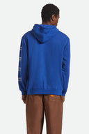 Brixton Mens Ford Blue Ford Mud Marathon Fleece Hoodie