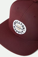 Brixton Mens Port Oath III Snapback