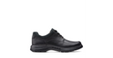 Clarks Mens Un Brawley Lace Black Leather Shoe
