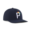 Puma Mens Deep Navy Puma XAP Seersucker 6 Panel Hat