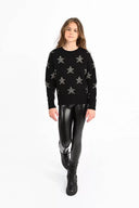 Molly Bracken Girls Casual Jumper W/Star Pattern