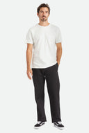 Brixton Mens Black Choice Chino Relaxed Pant